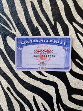 Download USA SSN photolook zebra background FRONT Photoshop template